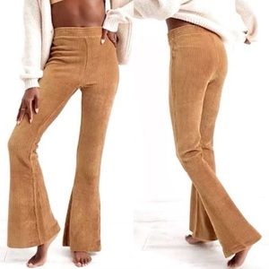 Aerie Ribbed Flare Velvor Pants